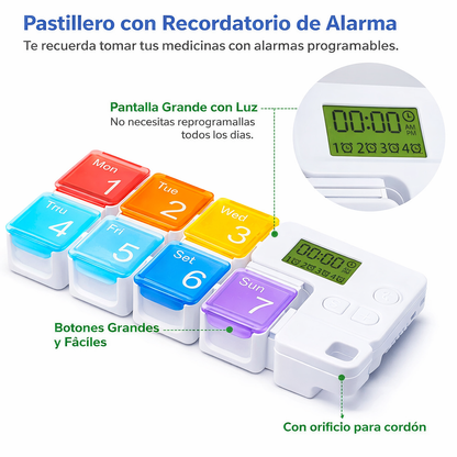 Organizador con alarma