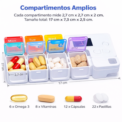 Organizador con alarma