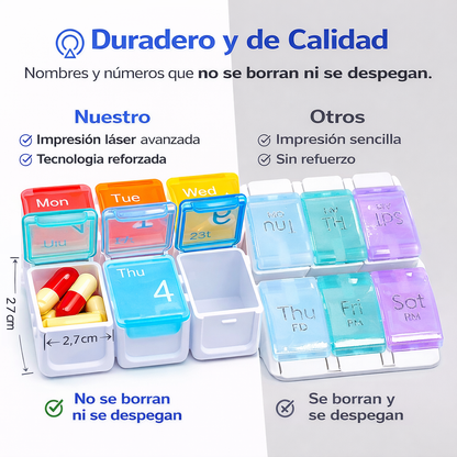 Organizador con alarma